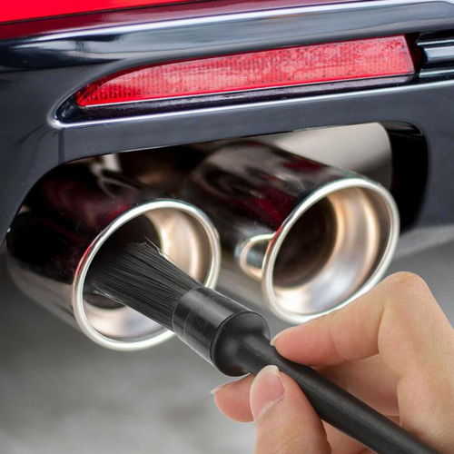 5-Piece Boar's Hair Auto Detailing Brush Set – For Vehicle Interior and Wheels