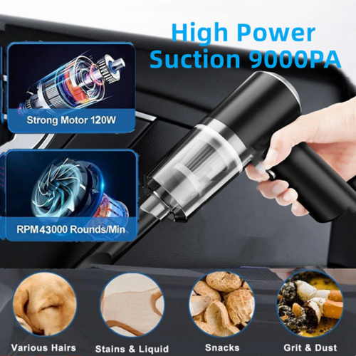 120W Cordless Handheld Mini Car Vacuum Cleaner