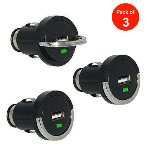 USB-Nano-Kfz-Ladegerät 5V – 3er-Pack