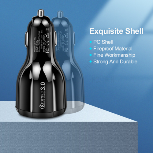 Fast Car Charger 15W 5x USB QC3.0