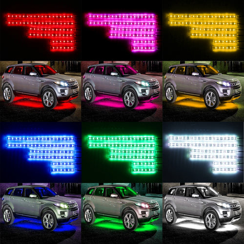 RGB-LED-Beleuchtung für Auto und Motorrad – Sprachsteuerung