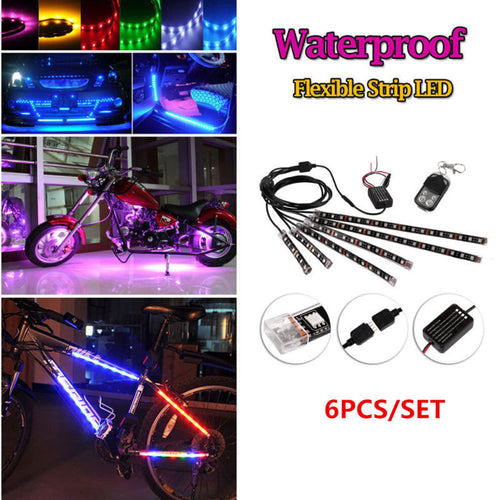 RGB-LED-Beleuchtung für Auto und Motorrad – Sprachsteuerung