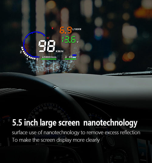 Car HUD Projector on Windshield – Head-Up Display
