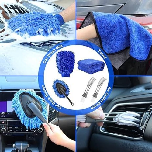 26-Piece Car Detailing Brush Set, Car Detailing Kit, Auto Detailing