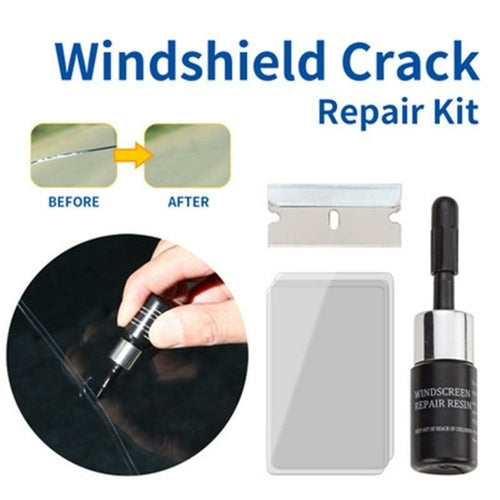 Car glass repair tool kit (set of 5 bottles)