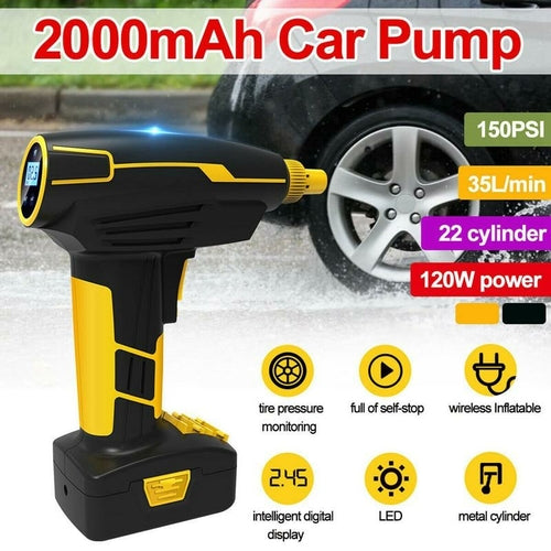 Portable Tire Inflator – Cordless Air Compressor