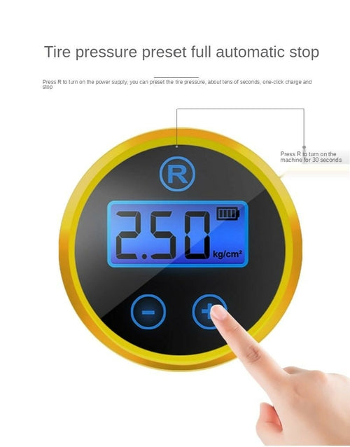 Portable Tire Inflator – Cordless Air Compressor