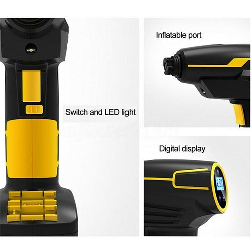 Portable Tire Inflator – Cordless Air Compressor